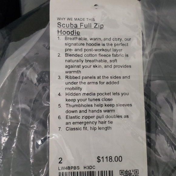 Scuba full zip hoodie - Picture 11 of 12